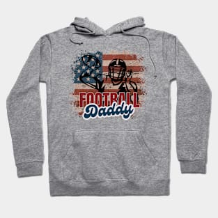 American Flag Football Daddy Hoodie